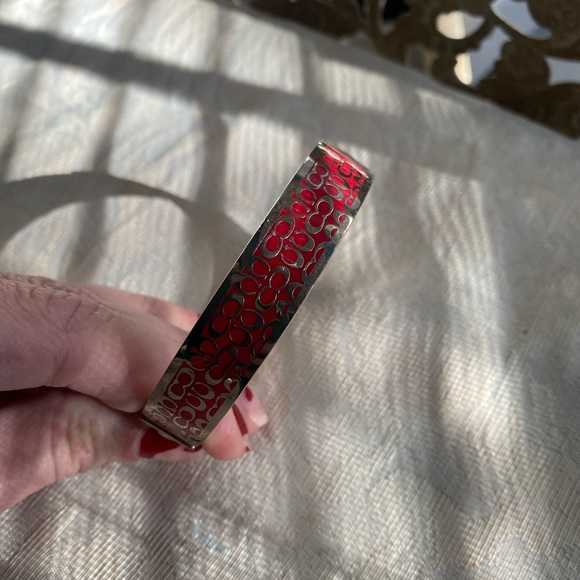 Woman’s Vintage Coach Bangle Bracelet - Picture 2 of 12